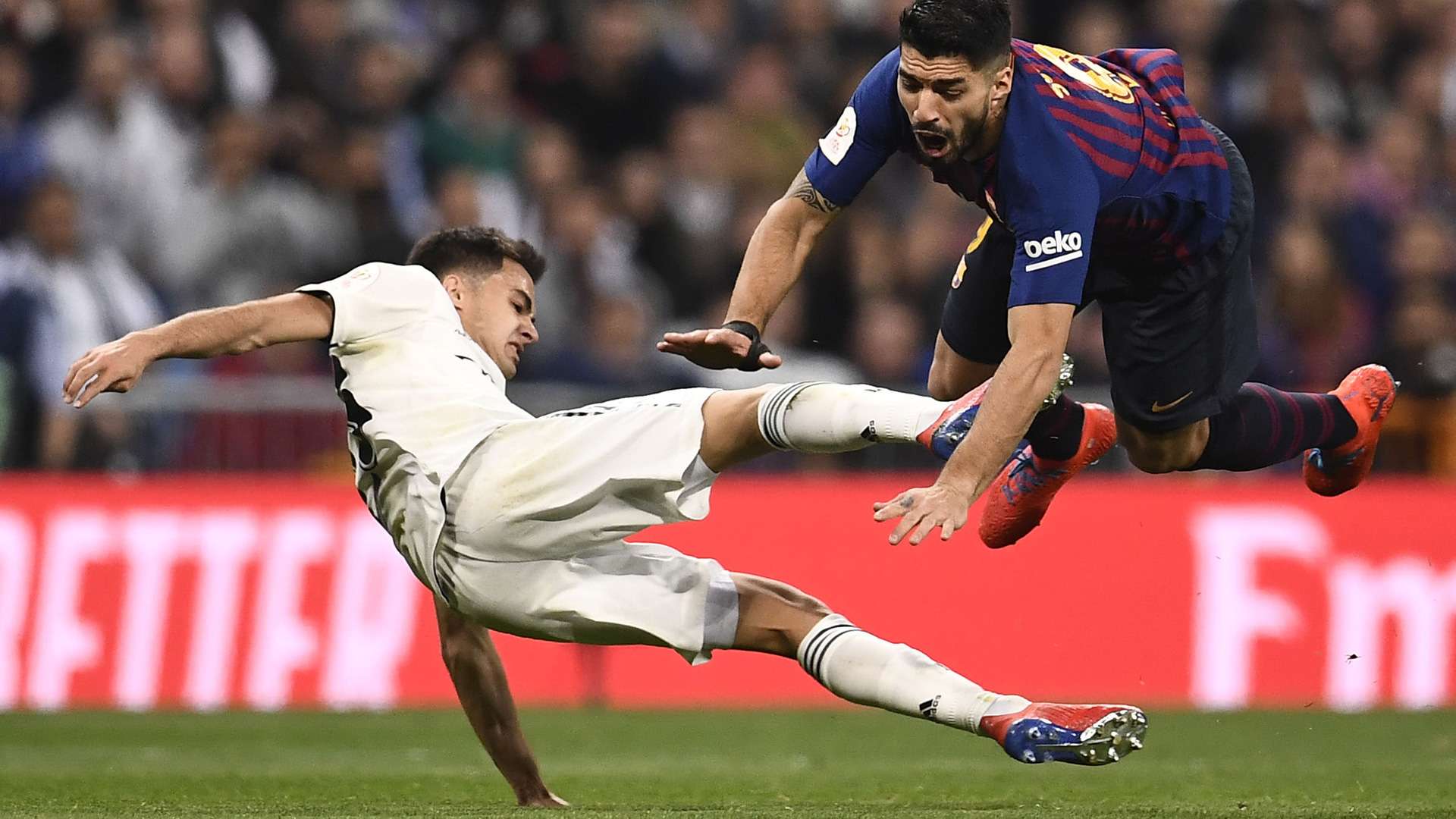 Sergio Reguilon Real Madrid Luis Suarez Barcelona