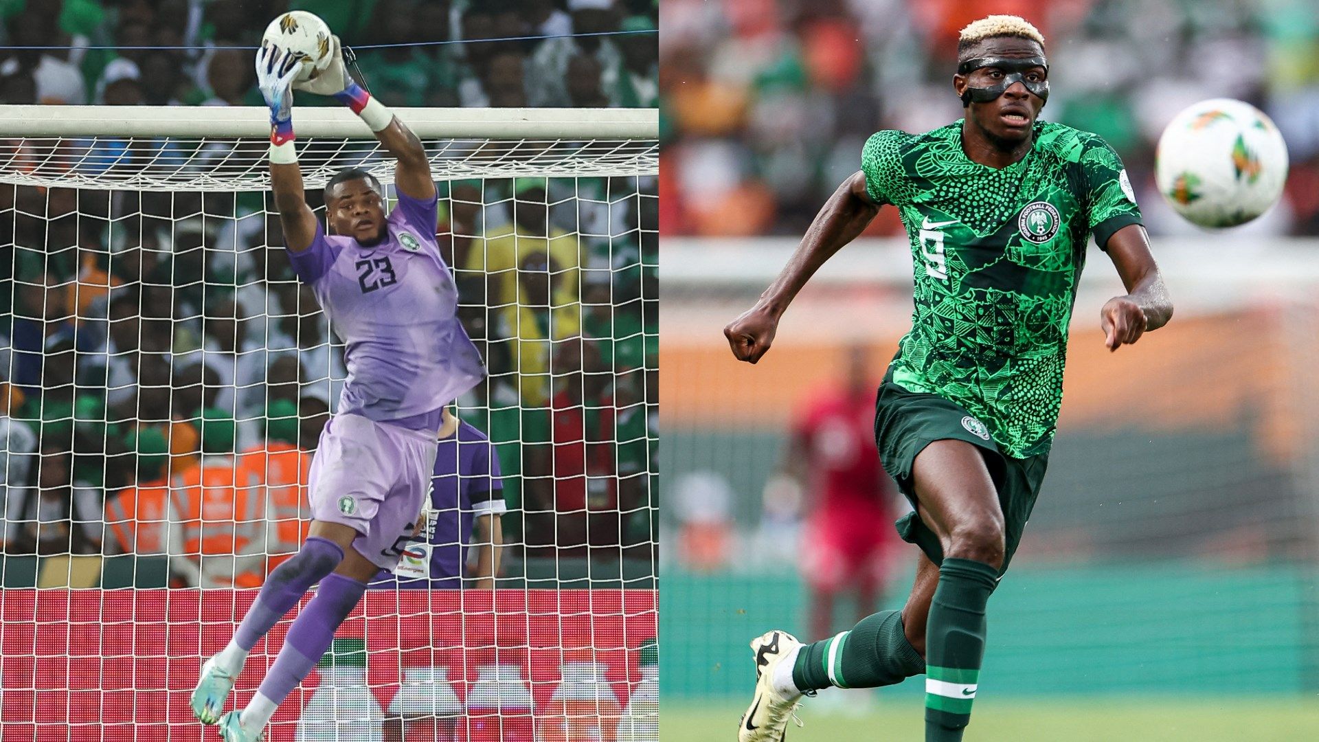 Victor Osimhen Stanley Nwabali Nigeria