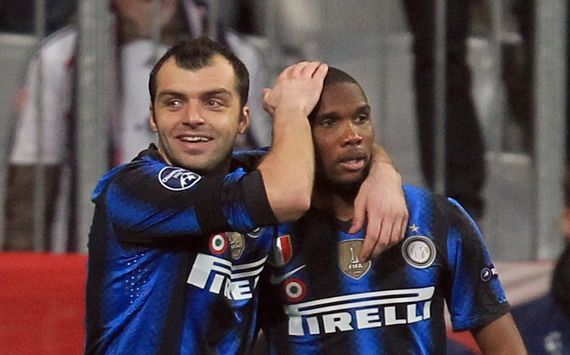 Goran Pandev and Samuel Eto'o - Inter