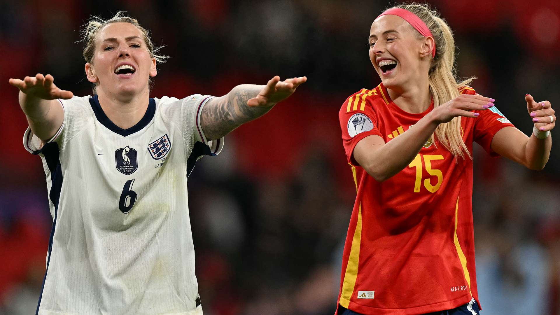Millie Bright Chloe Kelly England Spain 2025