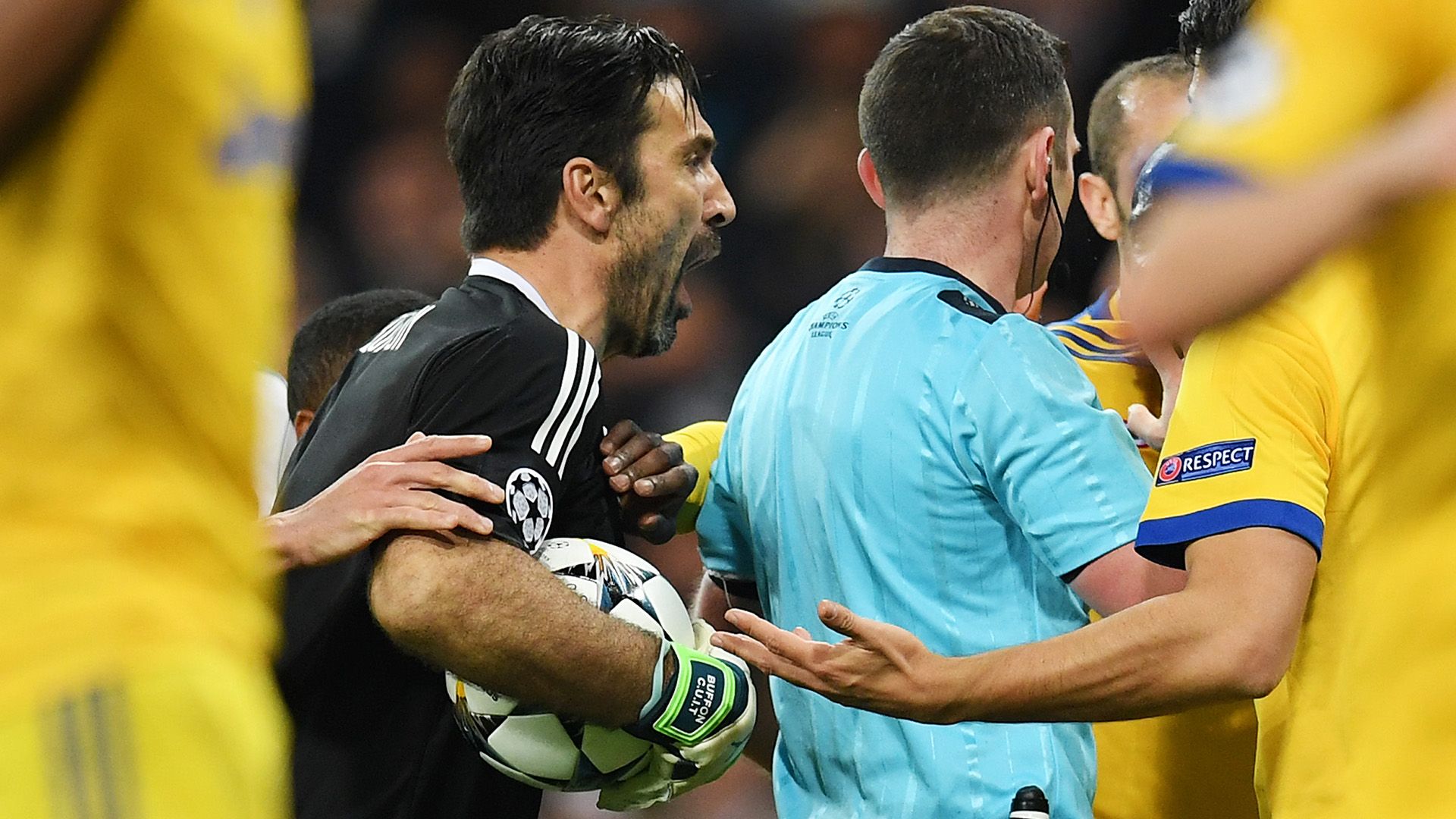 Buffon Oliver Real Madrid Juventus Champions League