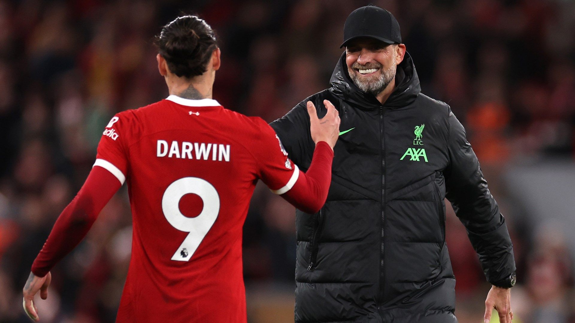 Jurgen Klopp Darwin Nunez Liverpool 2024