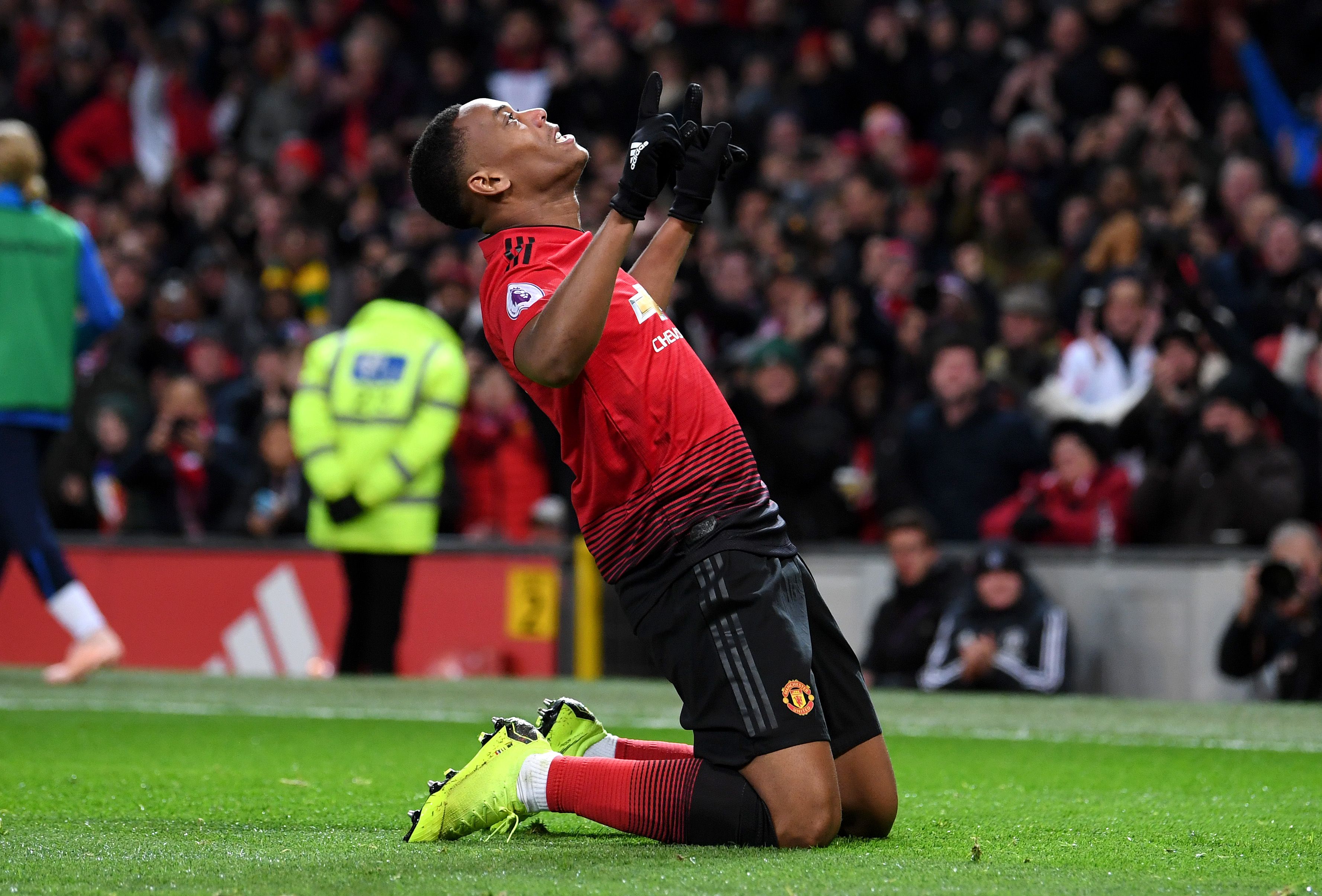 Anthony Martial Manchester United Everton Premier League 28102018