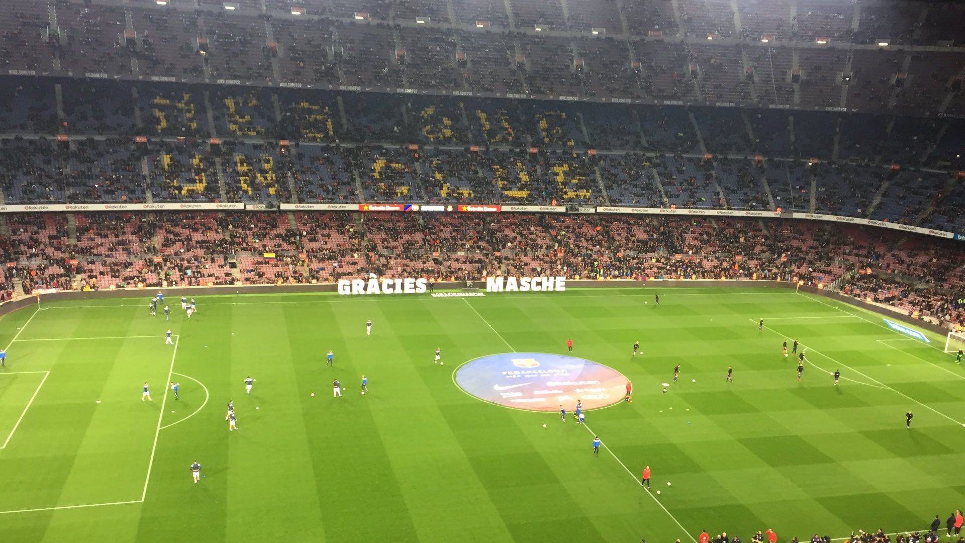 Despedida Camp Nou a Mascherano