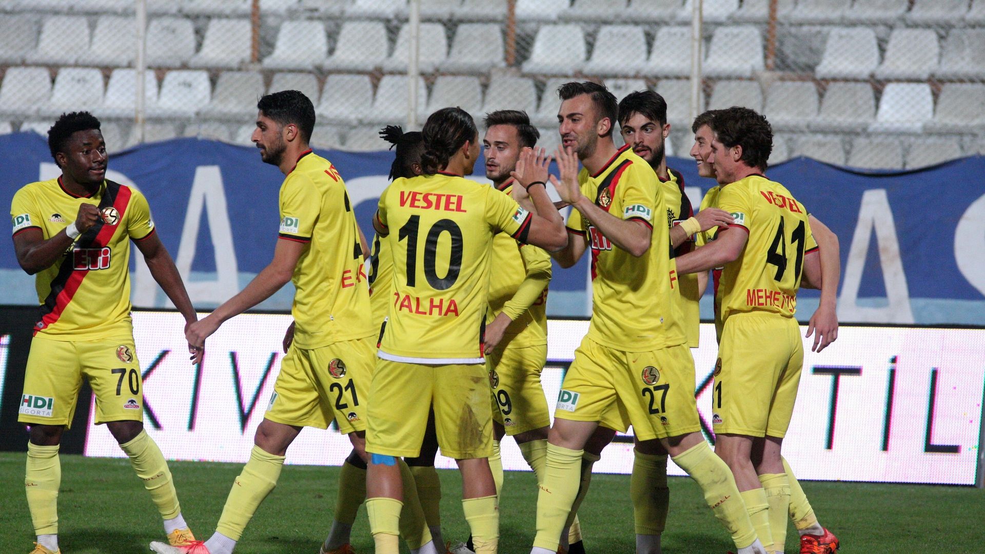 Eskisehirspor goal celebration 2021