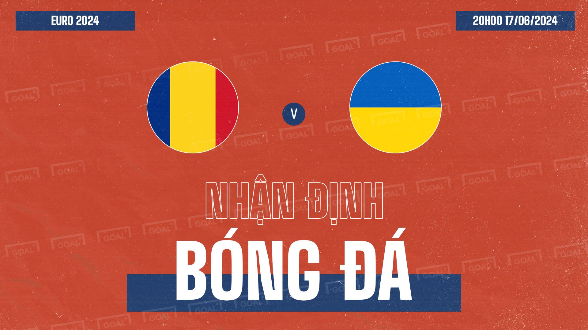 Romania vs Ukraine Euro 2024 GFX