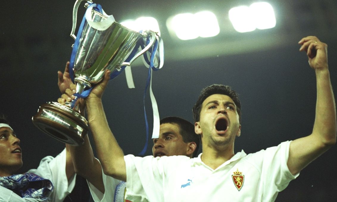 Nayim of Real Zaragoza - European Cup Winners' Cup 1995
