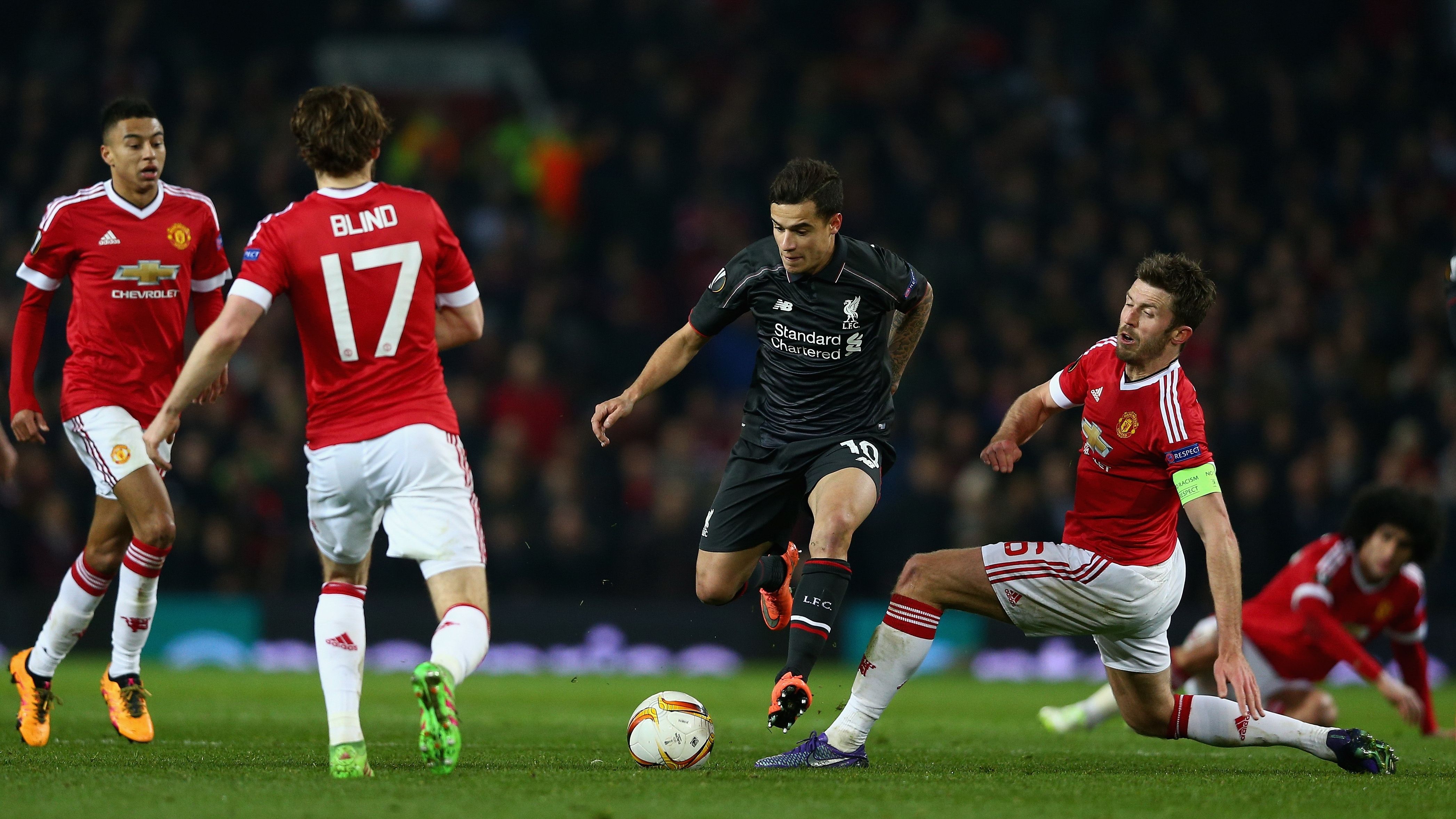 Philippe Coutinho Liverpool Manchester United