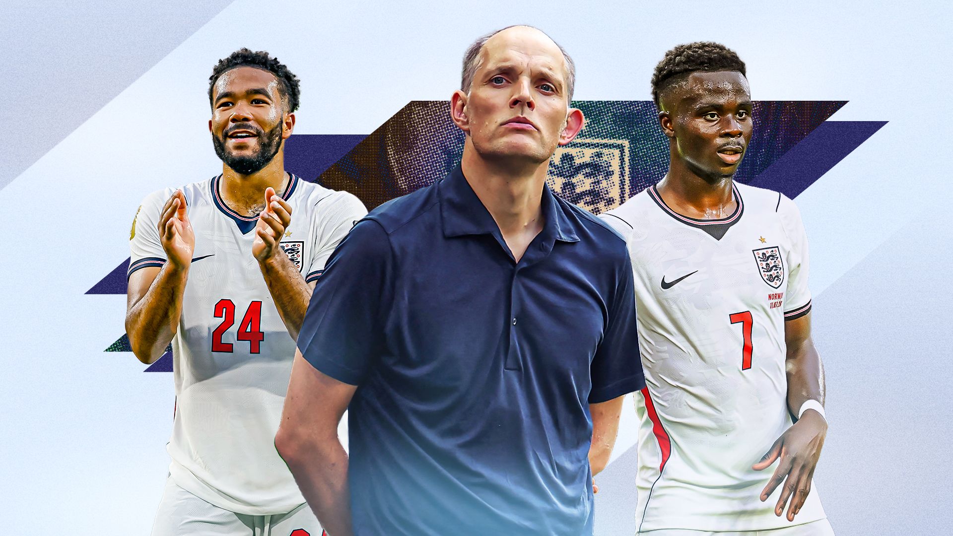 England line-up vs Argentina GFX