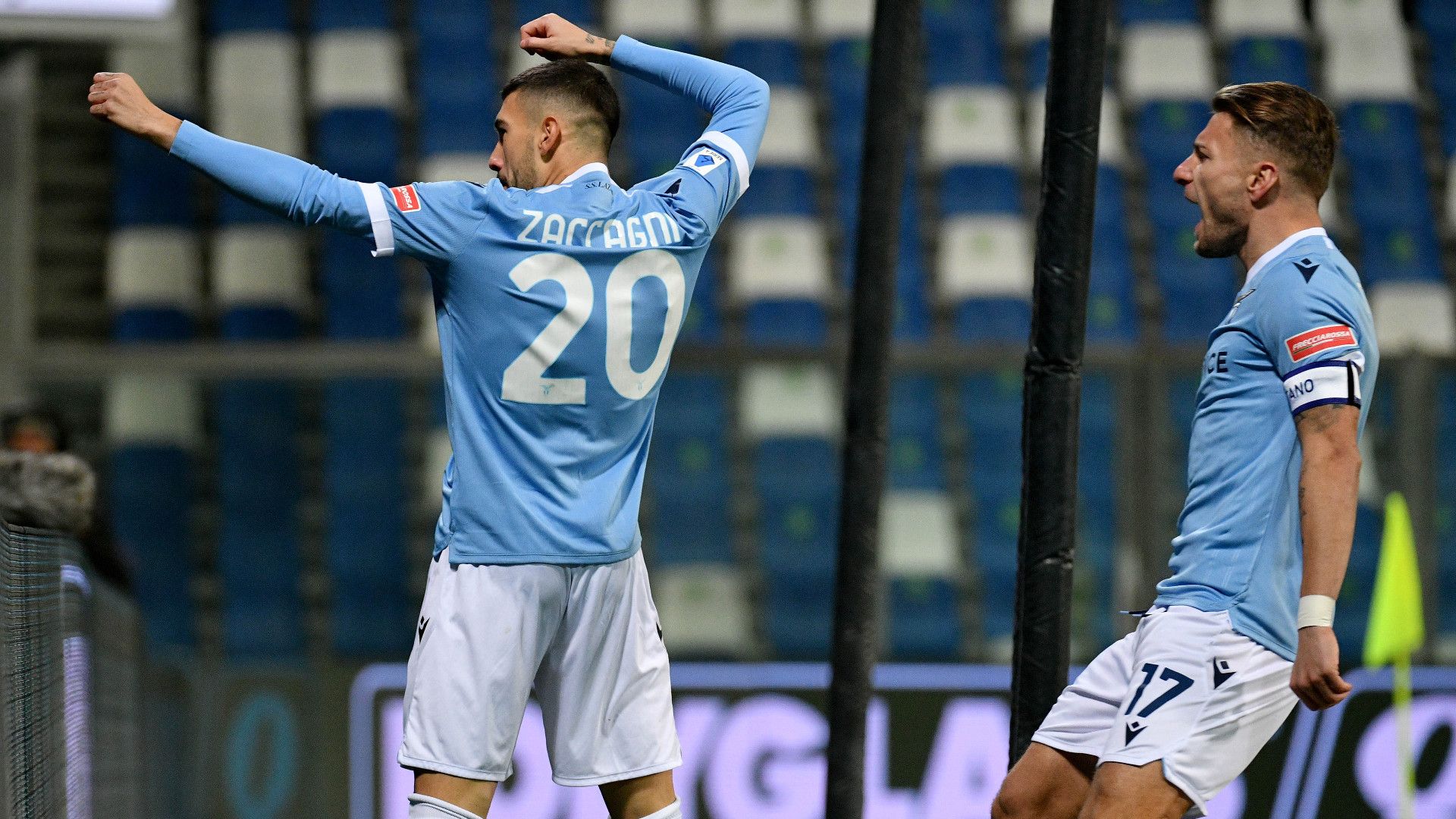 Zaccagni Immobile Sassuolo Lazio Serie A