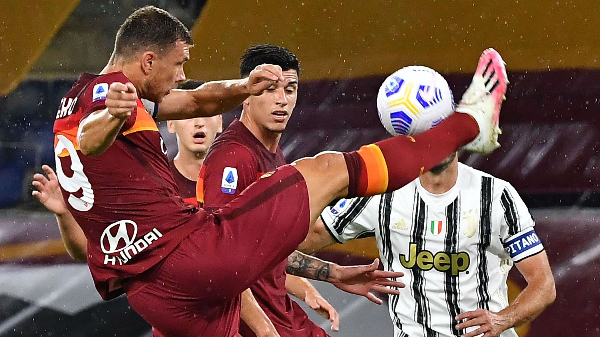 Dzeko Roma Juventus Serie A