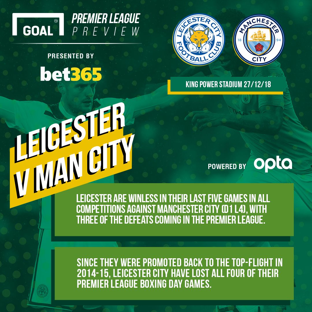 Leicester City v Manchester City