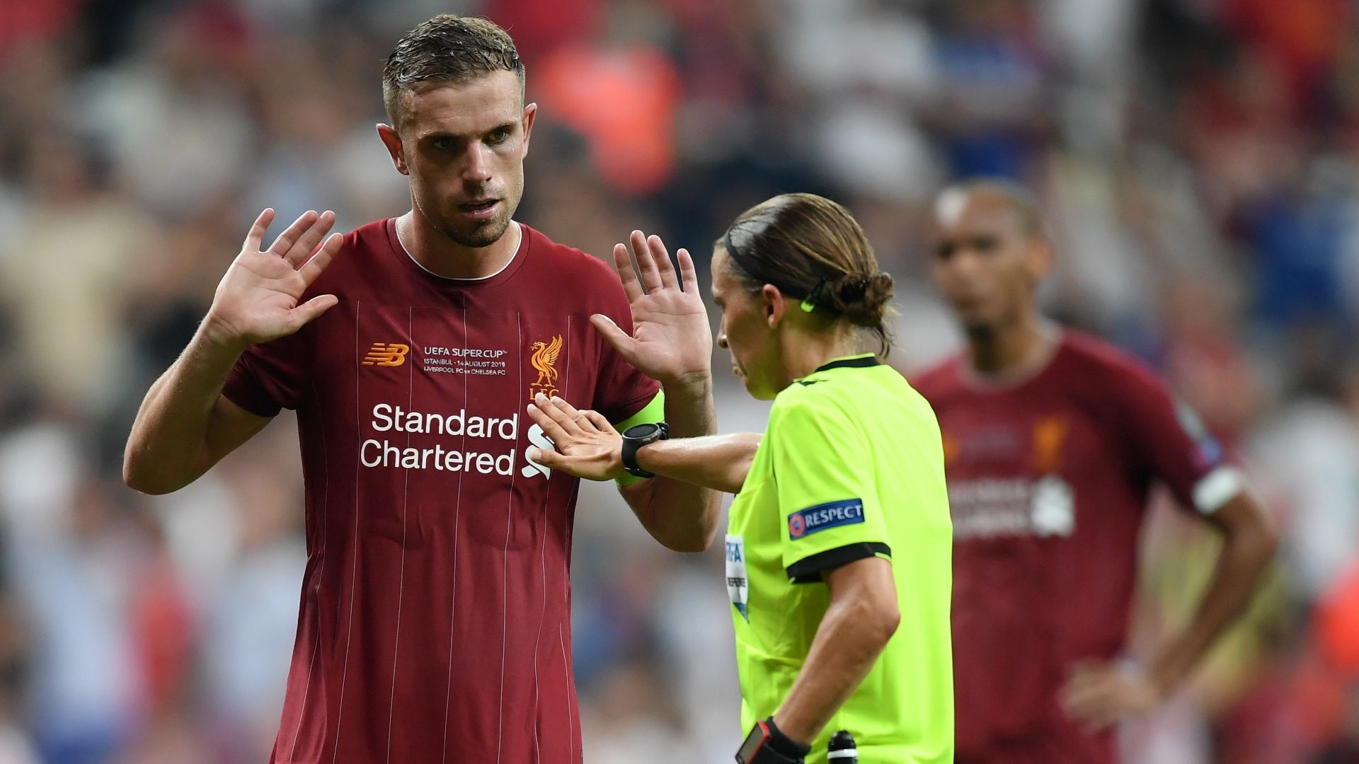 Jordan Henderson, Stephanie Frappart