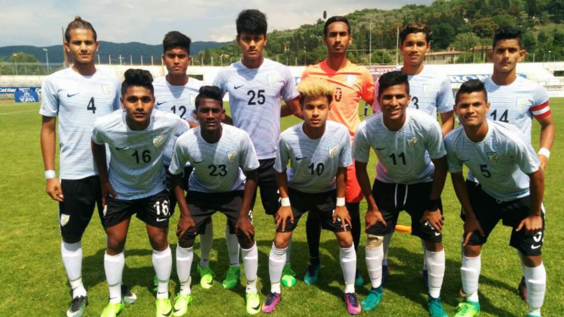 Indian U-17 World Cup Squad’s clash against Italy U-17 National Team.