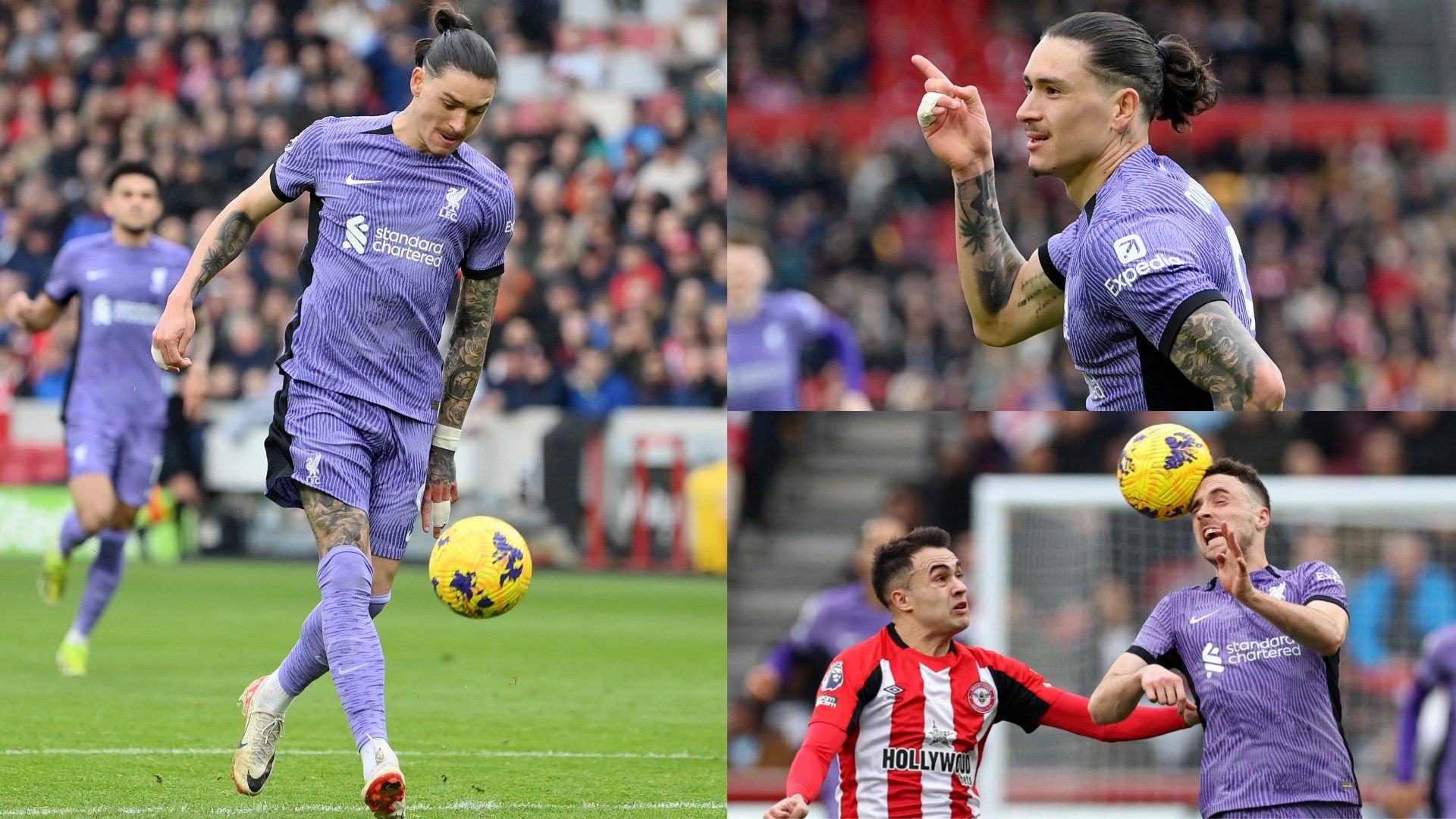 Darwin Nunez Liverpool Brentford