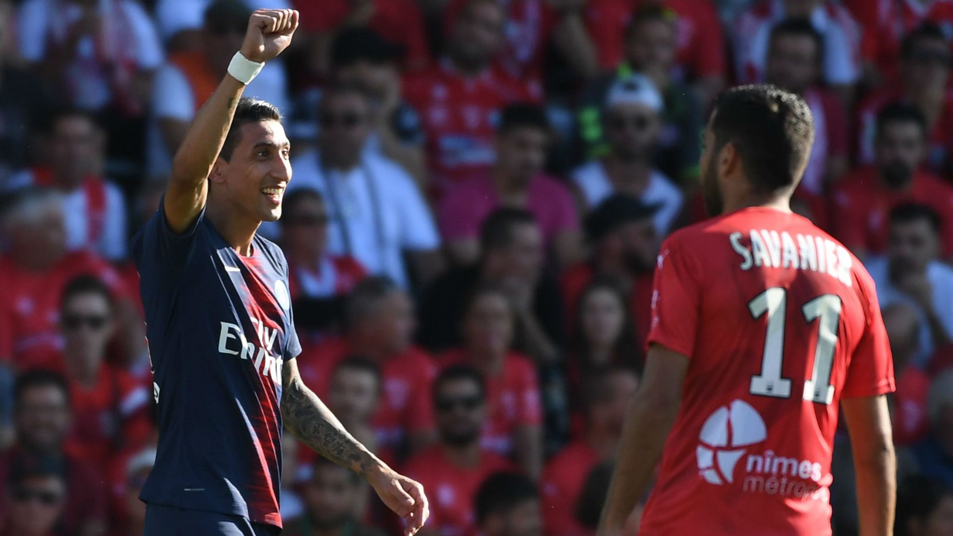 Angel Di Maria Nimes PSG Ligue 1 01092018