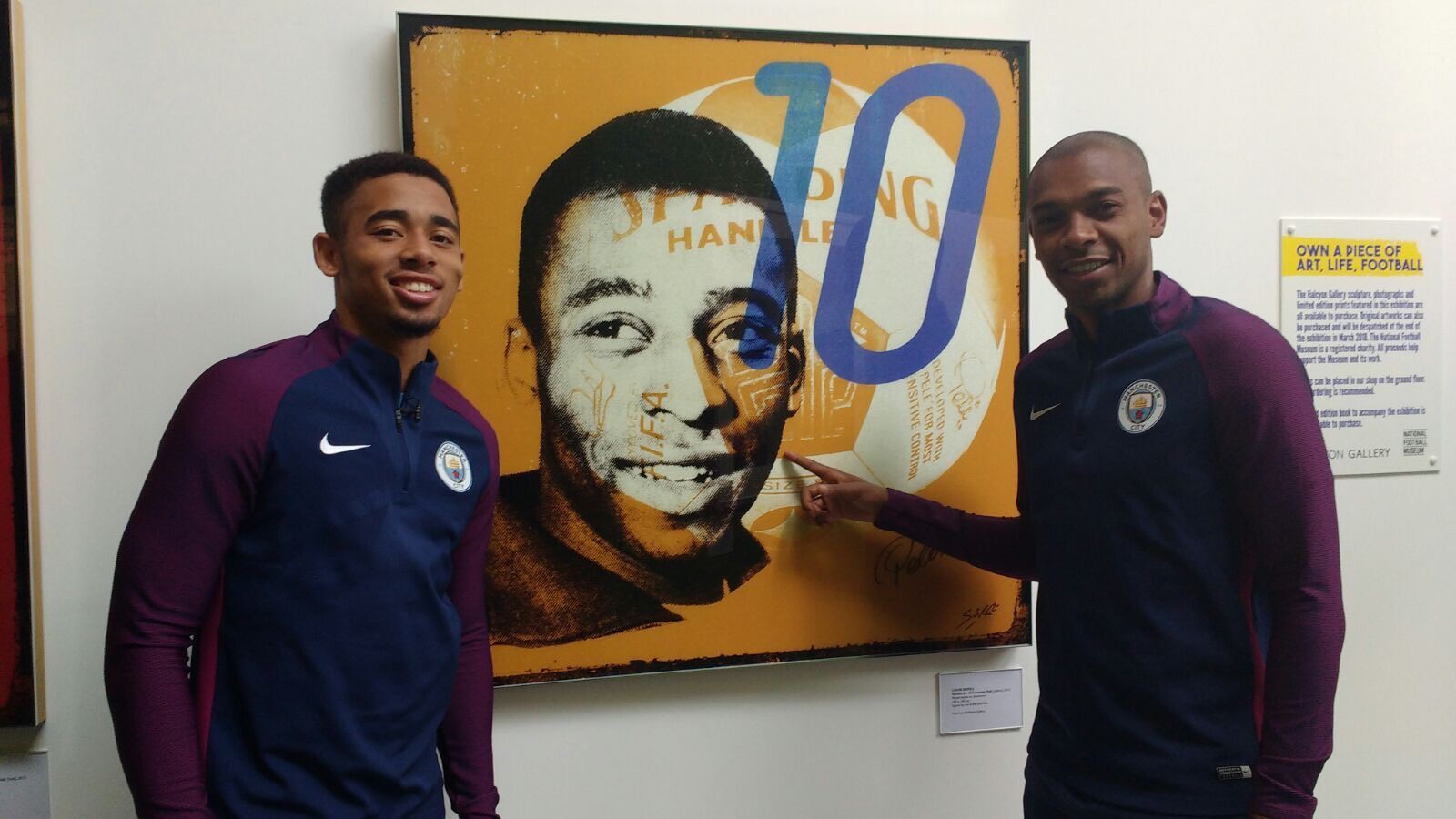 Gabriel Jesus Fernandinho Manchester City