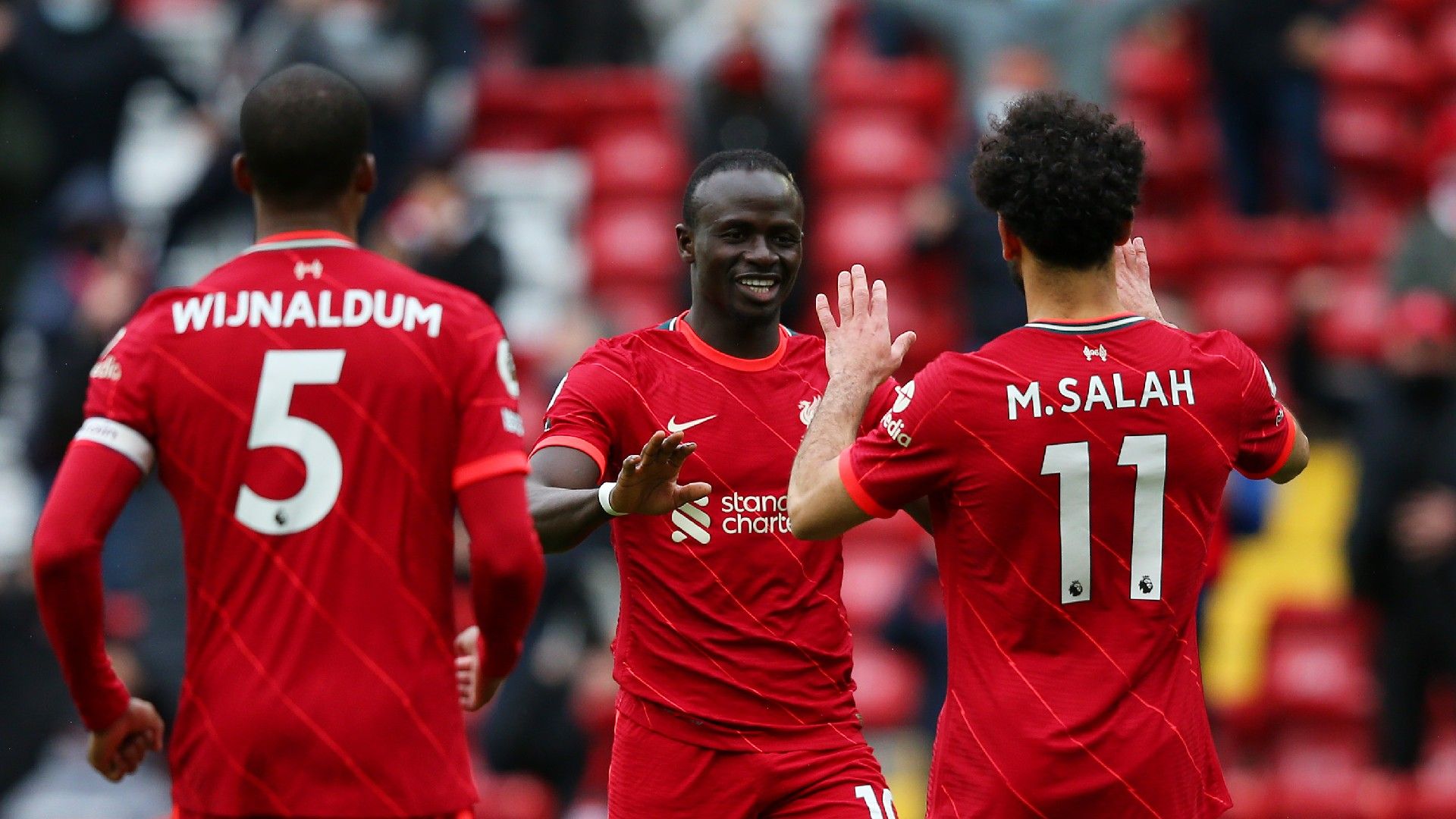 Salah Mane Wijnaldum Liverpool