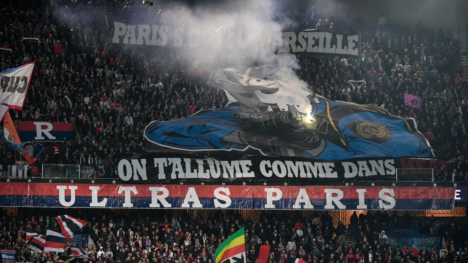 PSG fans Parc des Princes 2019-20