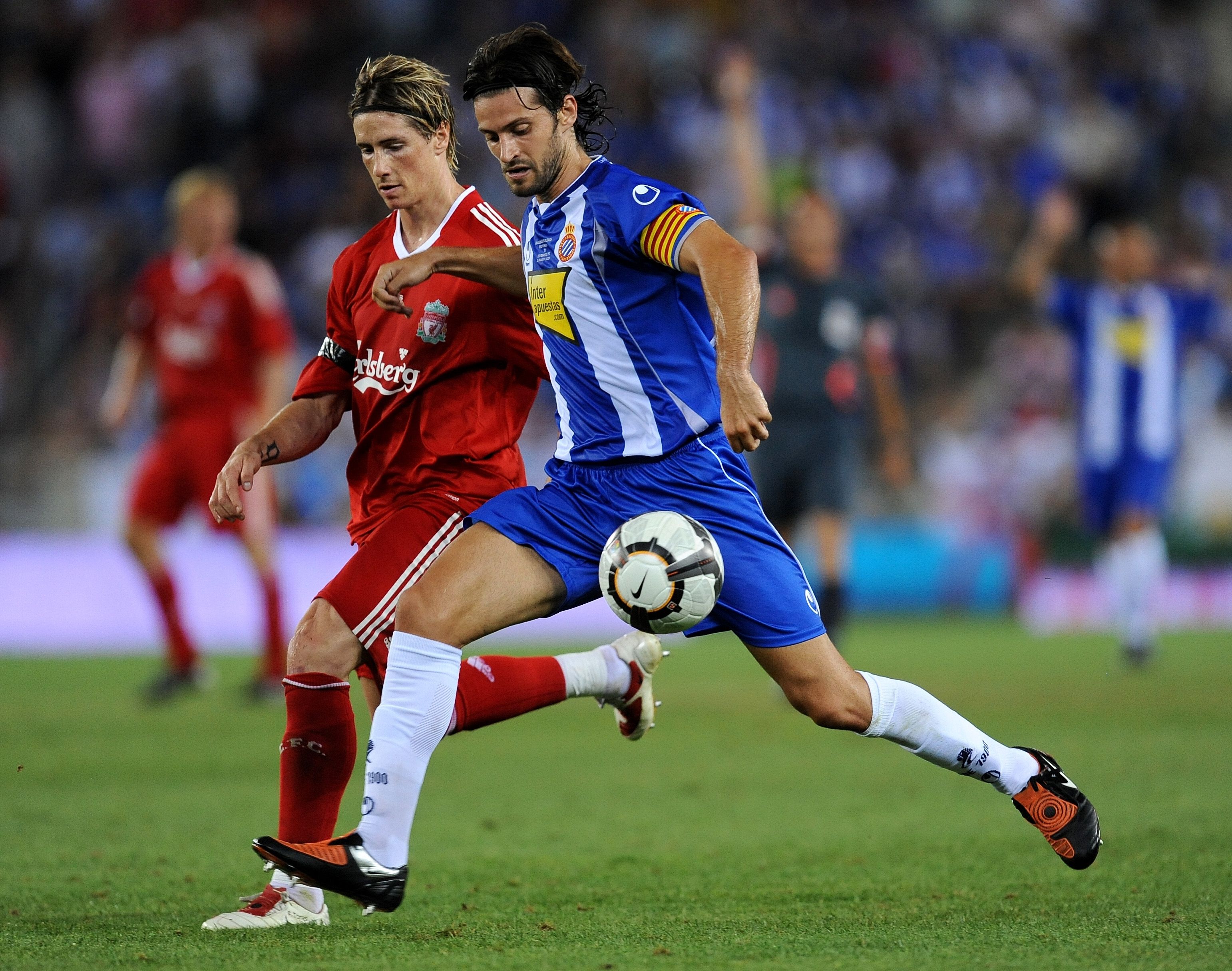 Dani Jarque & Fernando Torres - Liverpool vs Espanyol 2009