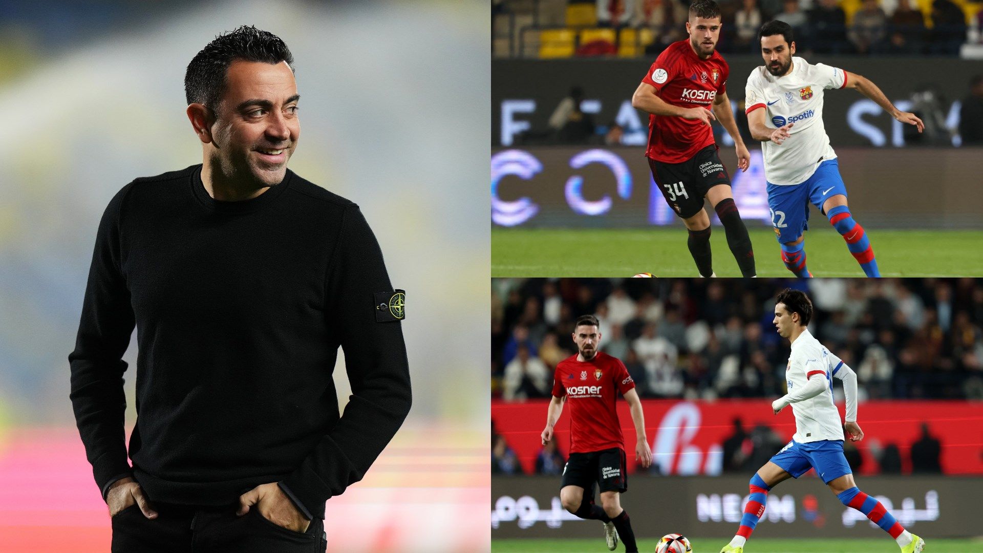 İlkay Gundogan Xavi Joao Felix Barcelona Osasuna super cup 2024