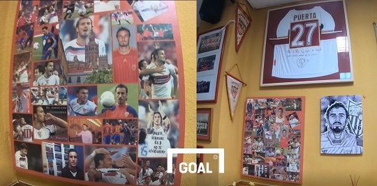 세비야 페냐의 마음 속에 남아있는 안토니오 푸에르타 모습. 사진=이하영 기자