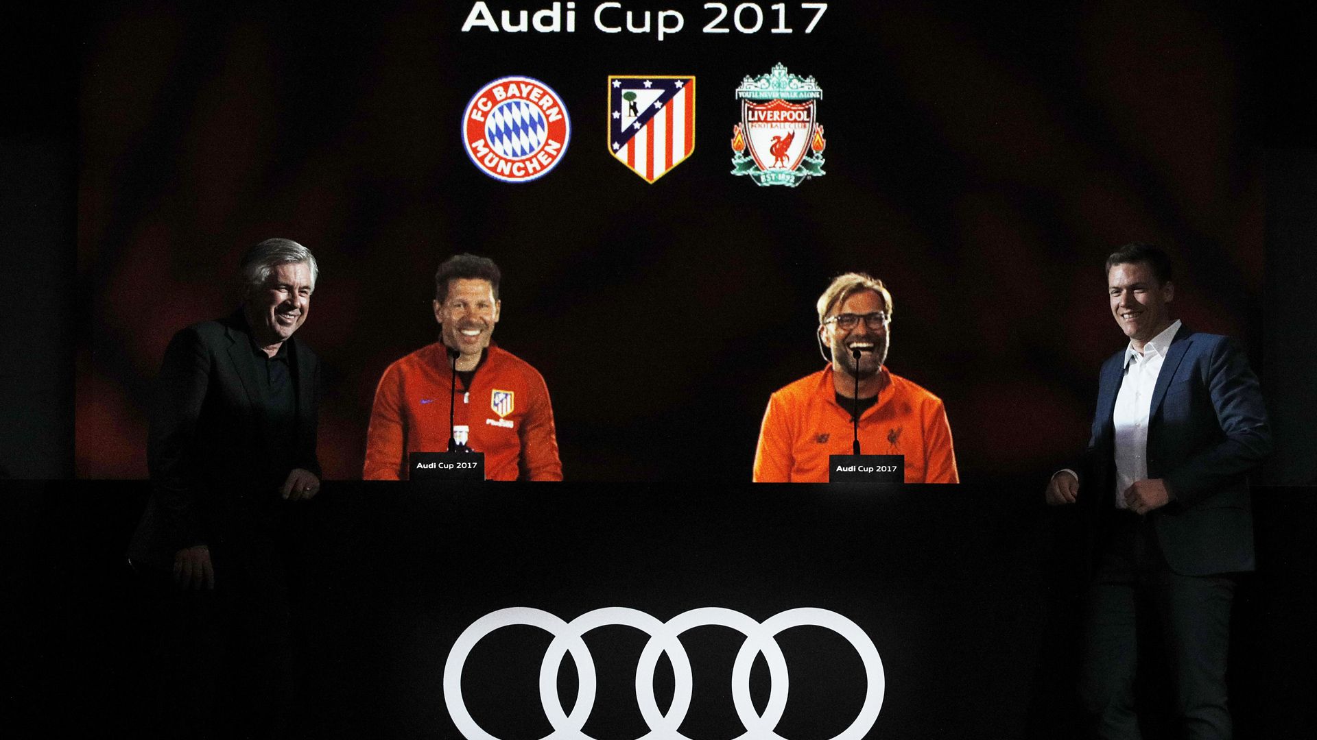 Audi-Cup, Hologramm-Pressekonferenz, 12052017