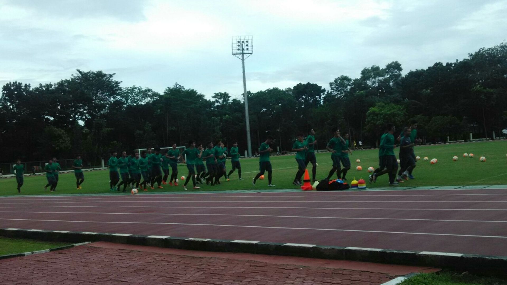 Latihan Timnas Indonesia U-19