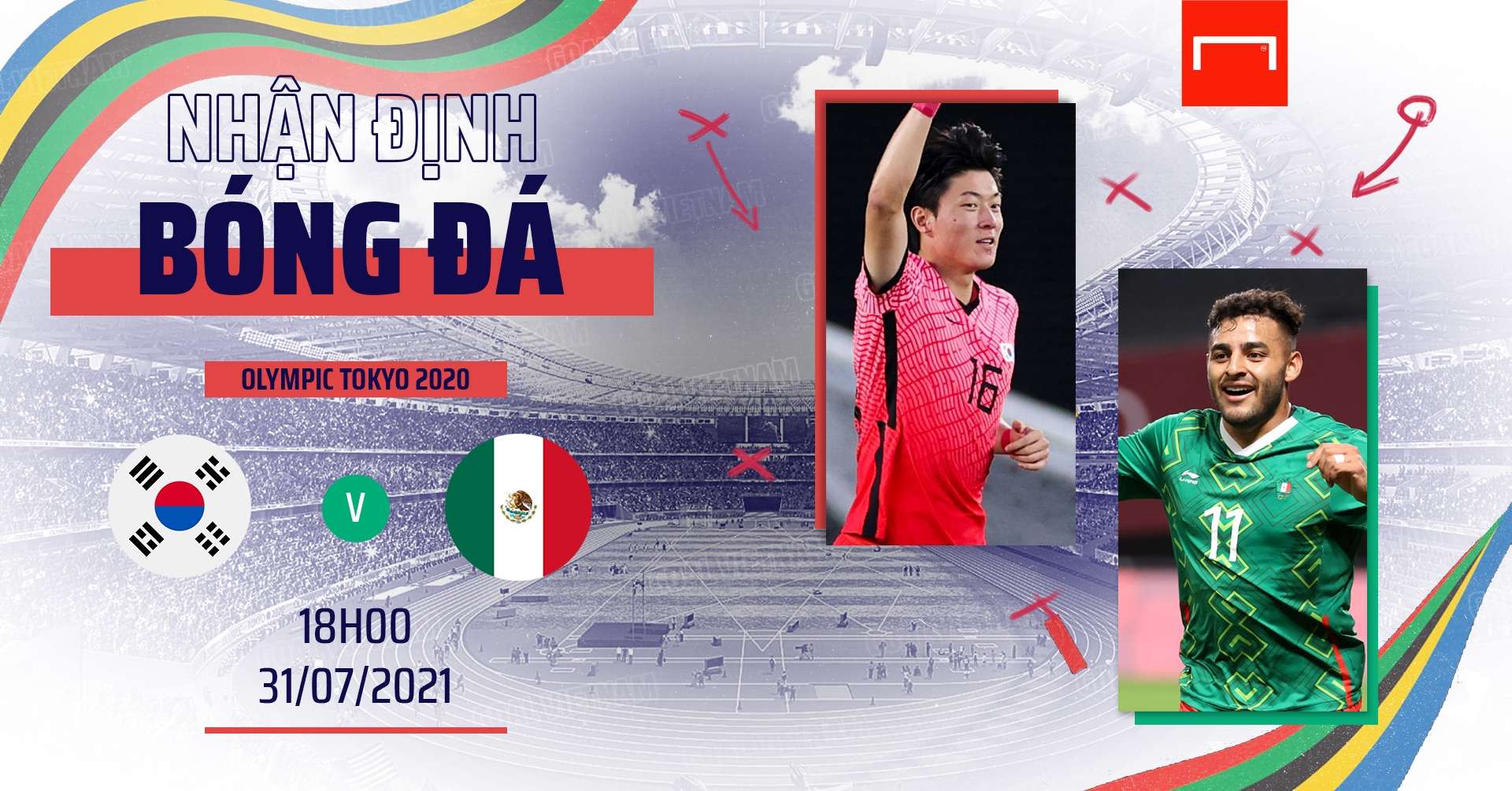 Preview Korea U23 vs Mexico U23 Olympic 2020 GFX