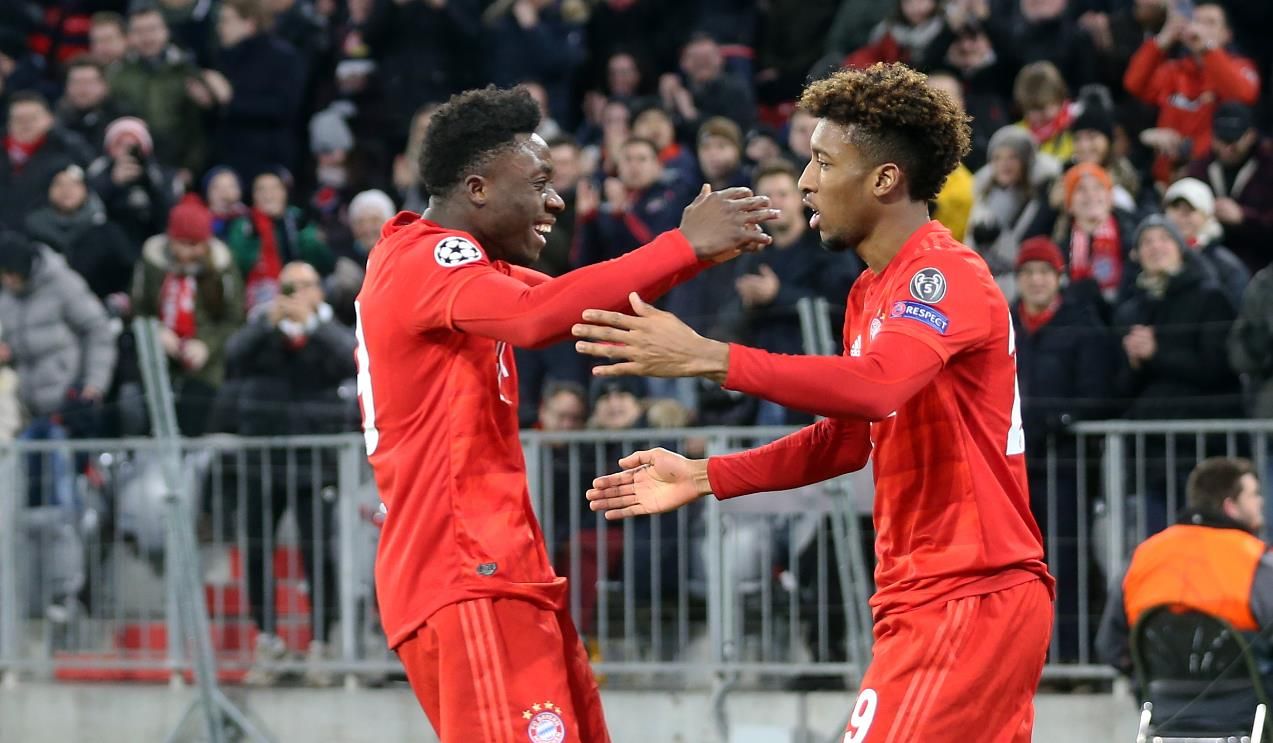 GER ONLY Alphonso Davies Kingsley Coman Bayern München