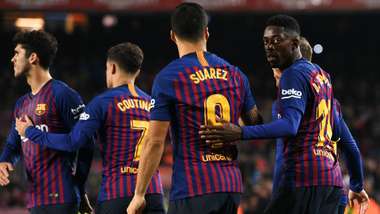 COUTINHO SUAREZ DEMBELE BARCELONA LEGANES LALIGA