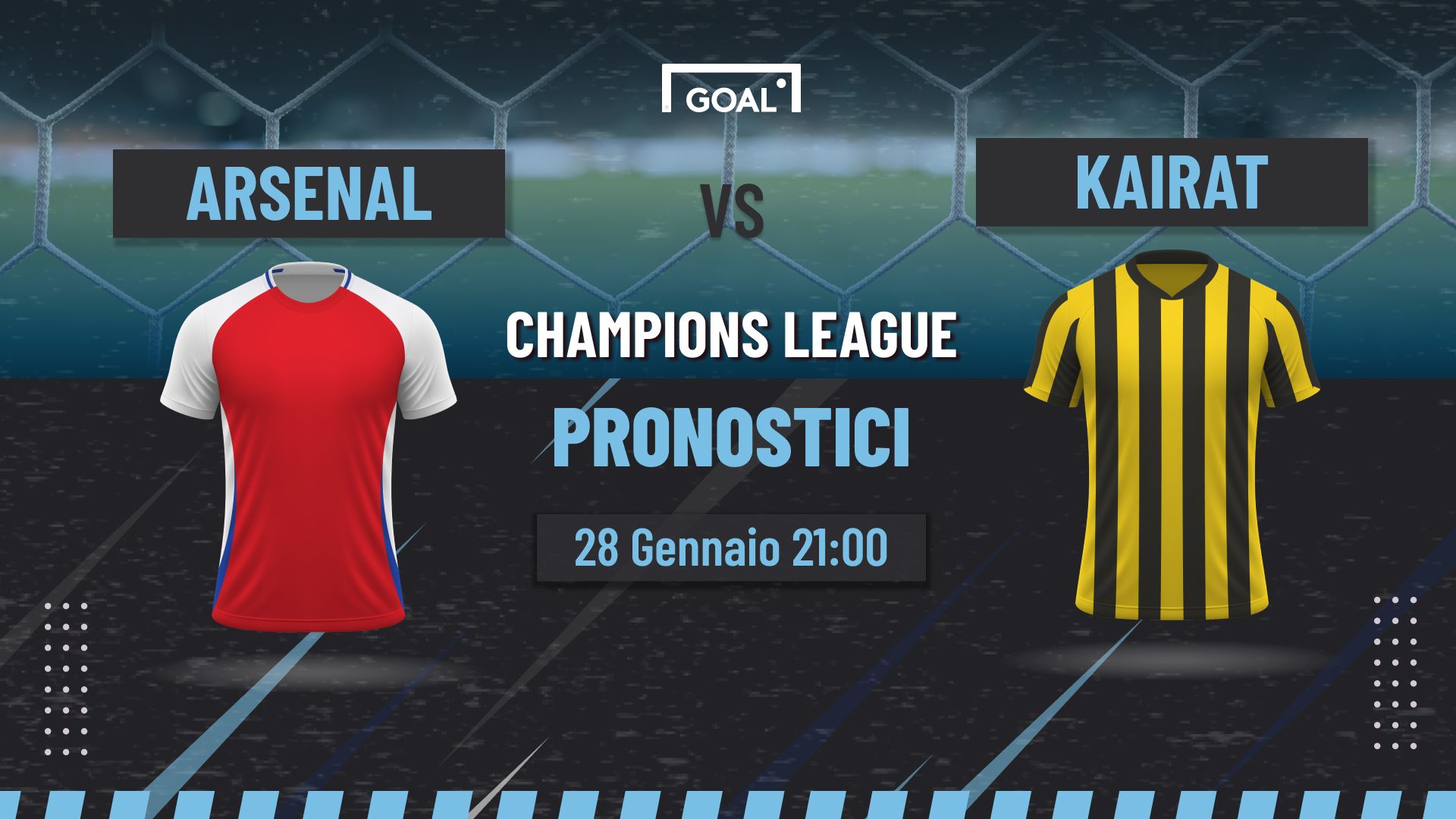 pronostici Arsenal - Kairat Almaty
