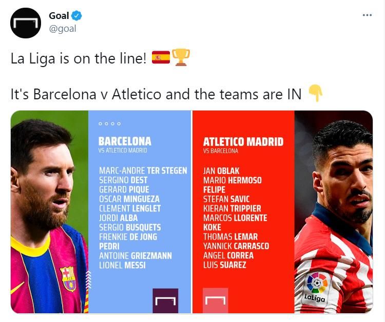 Barcelona vs Atletico XI