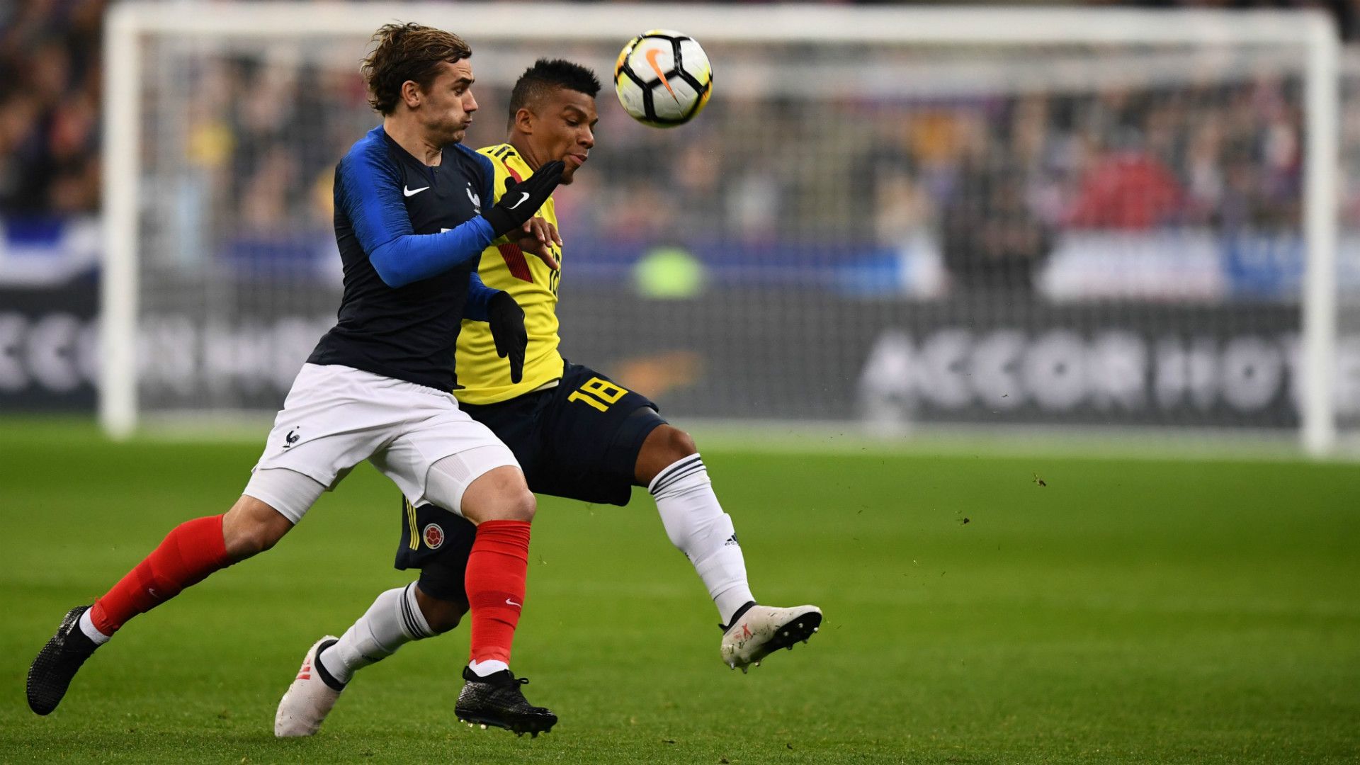 Frank Fabra Francia Colombia Amistoso Internacional 230032018