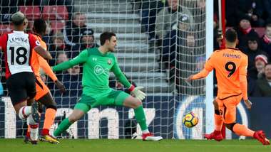 Firmino goal v Southampton