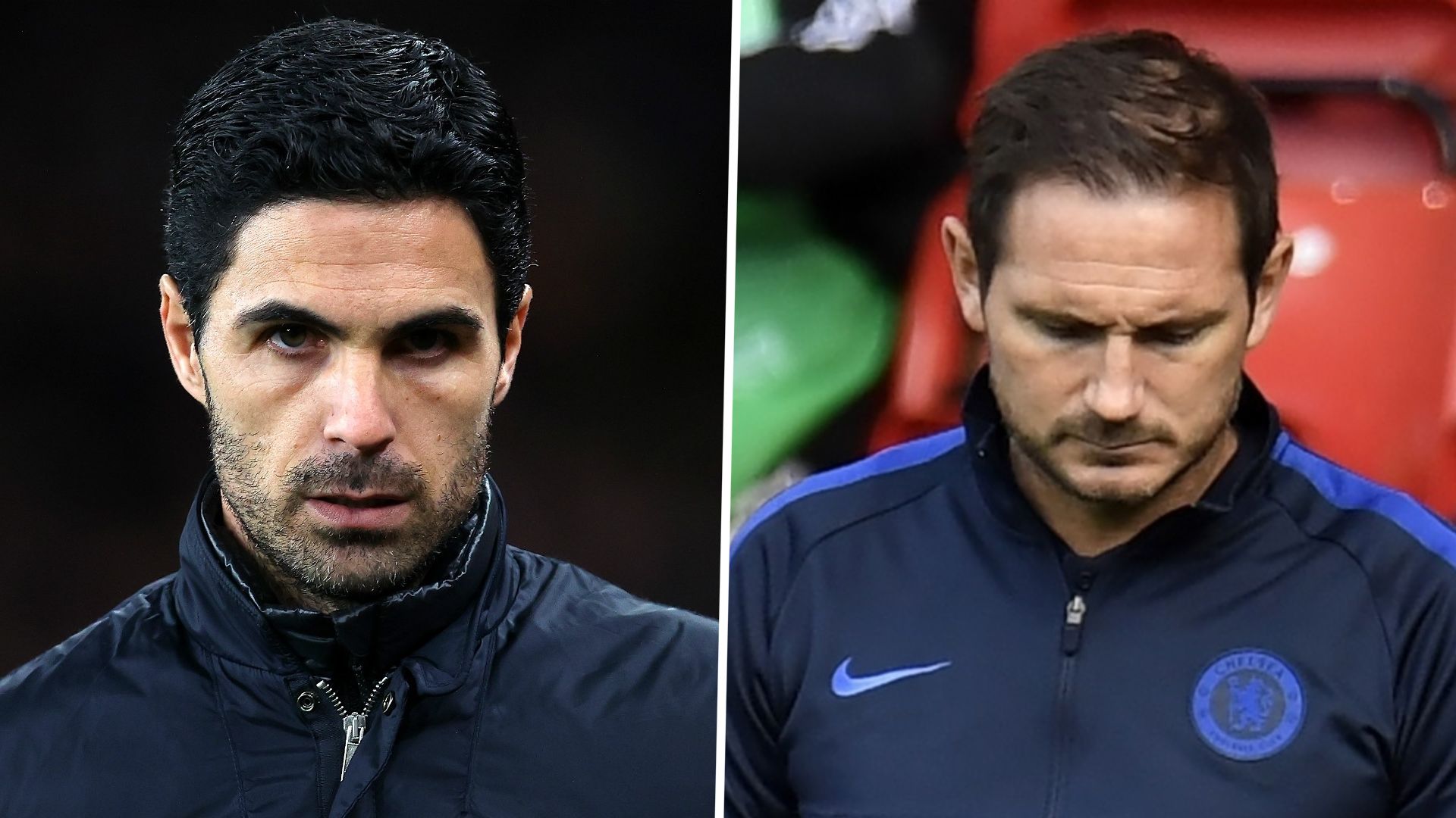 Arteta Lampard Arsenal Chelsea 2020