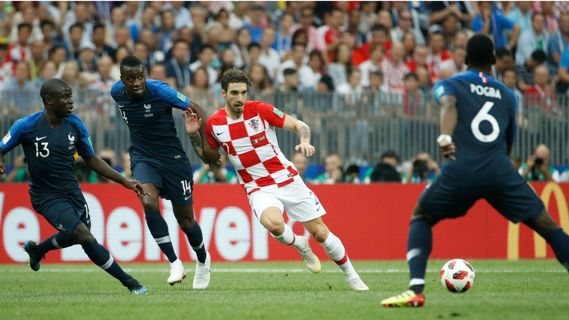 Kanté Matuidi Pogba França Copa do Mundo 16 07 2018