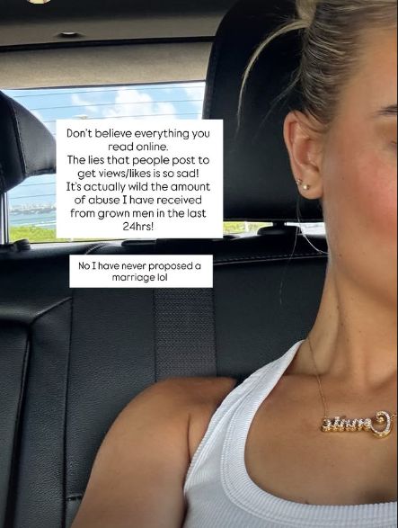 Connie Grace Cole Palmer marriage proposal statement