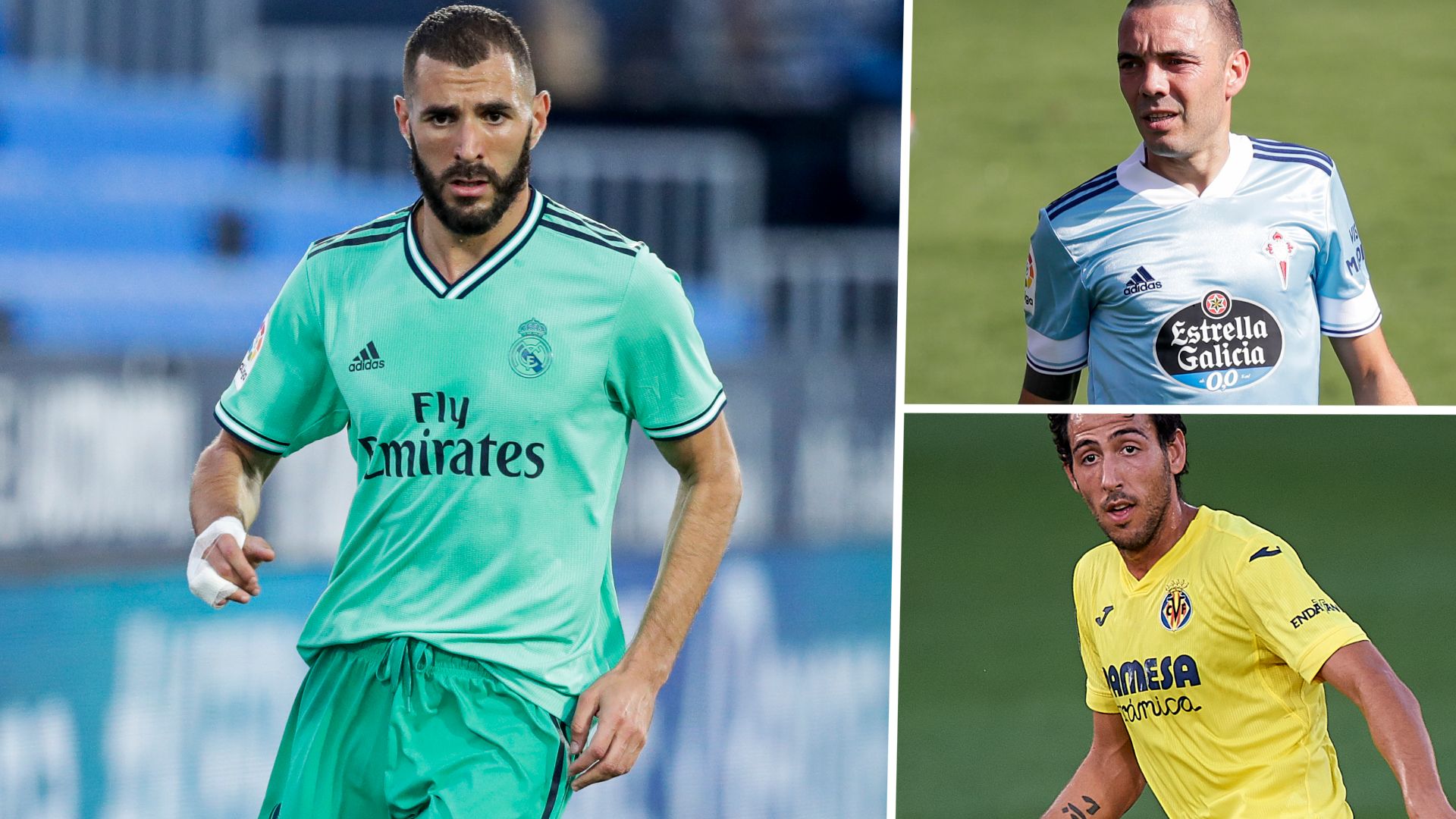 Benzema, Aspas, Parejo