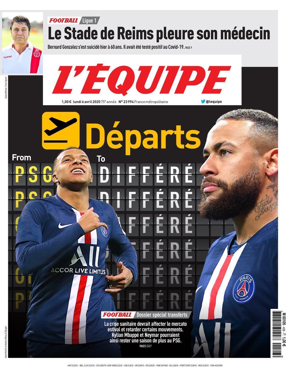6 April L'Equipe