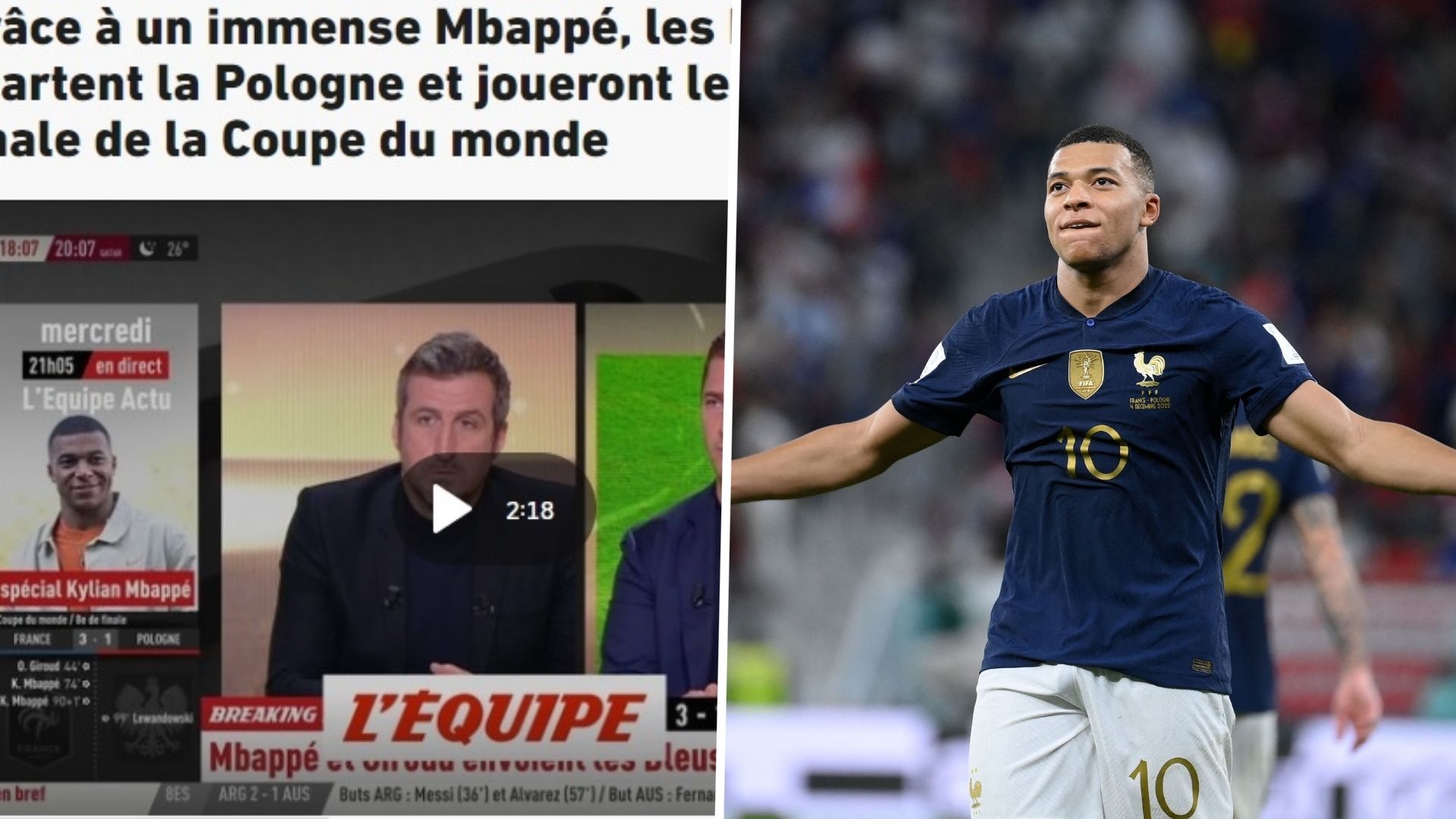 l'equipe, Kylain Mbappe GFX