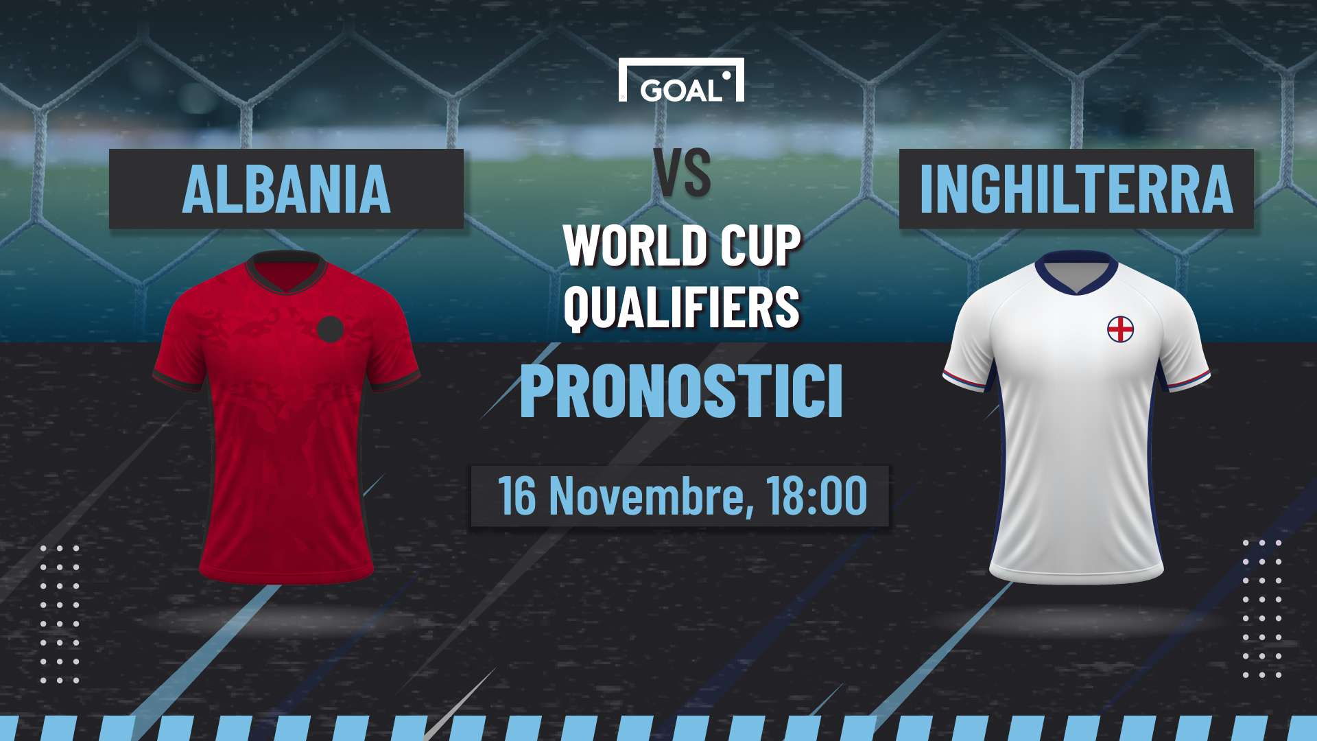 pronostici Albania - Inghilterra