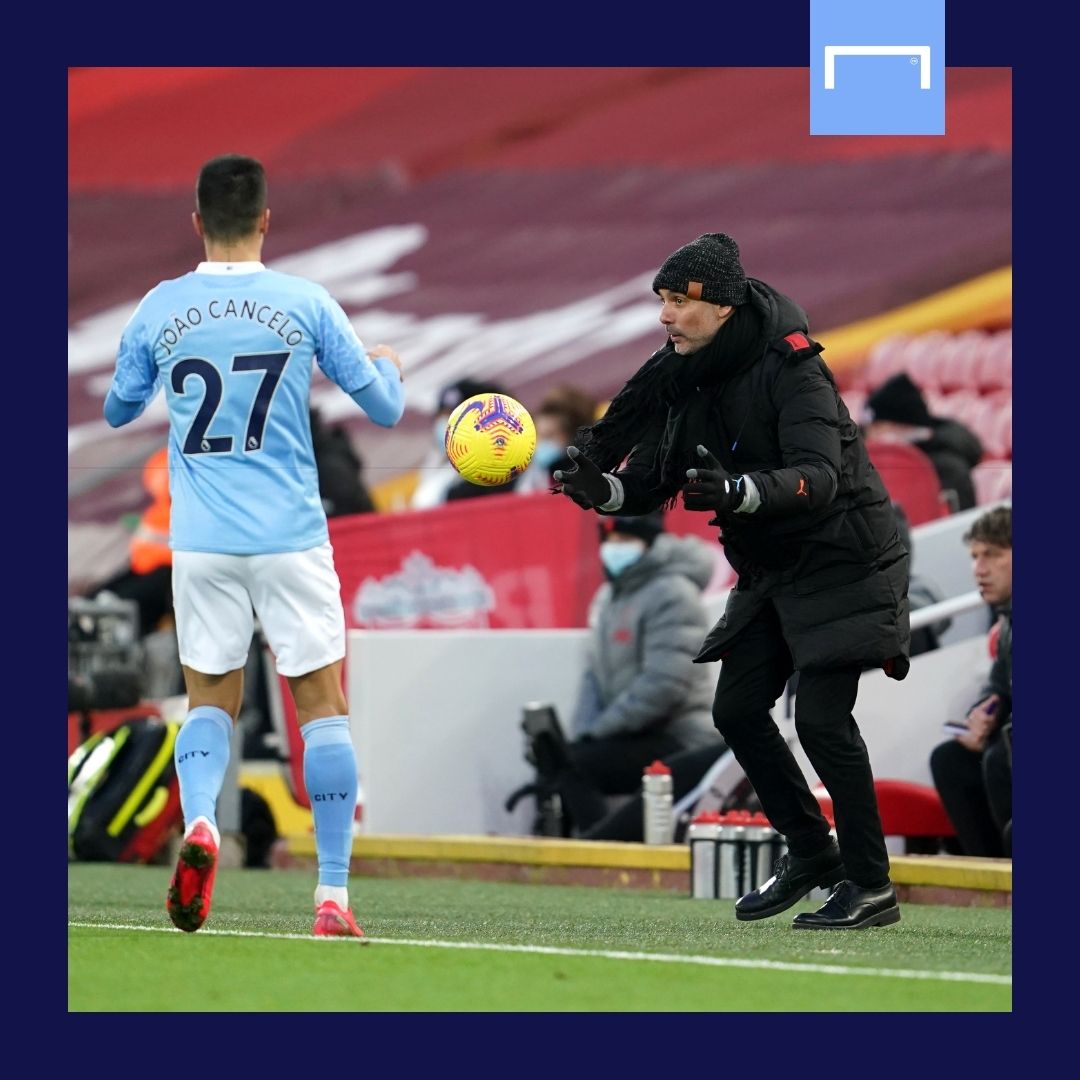 Pep Guardiola Joao Cancelo Manchester City GFX