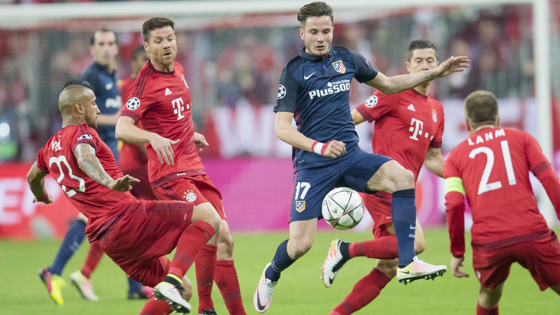 ONLY GERMANY Saul Niguez Bayern Munchen Atletico Champions League 2016
