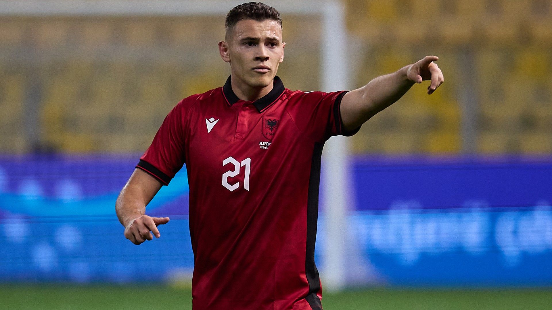 Kristjan Asllani of Albania 