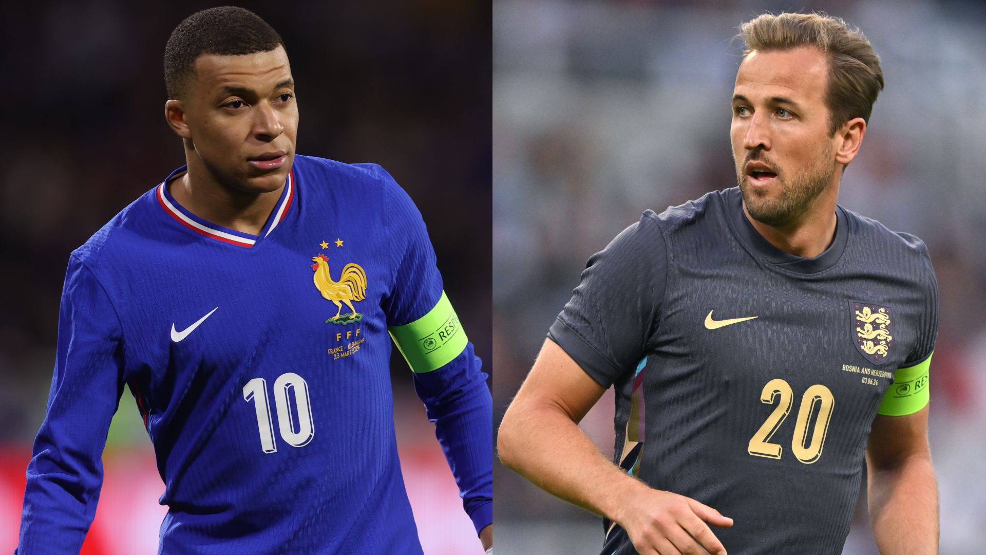 Kylian Mbappe Harry Kane 2024