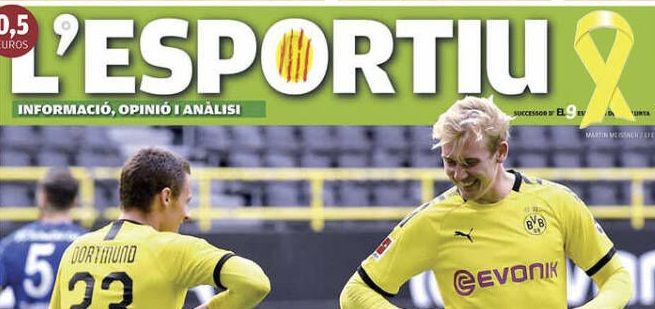 17 May Newspapers embed only L'Esportiu