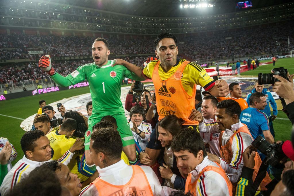 Falcao Colombia celebración Clasificación