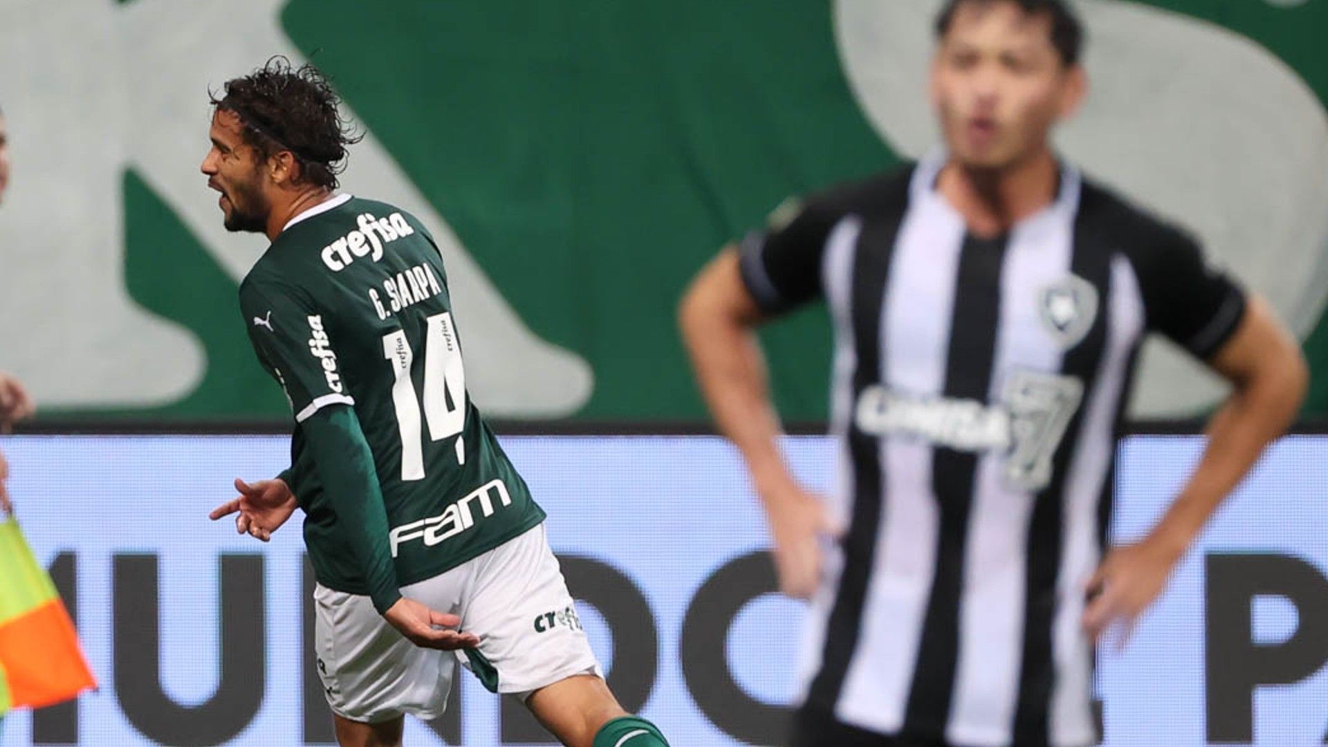 Gustavo Scarpa Palmeiras Botafogo Brasileirão 09 06 2022
