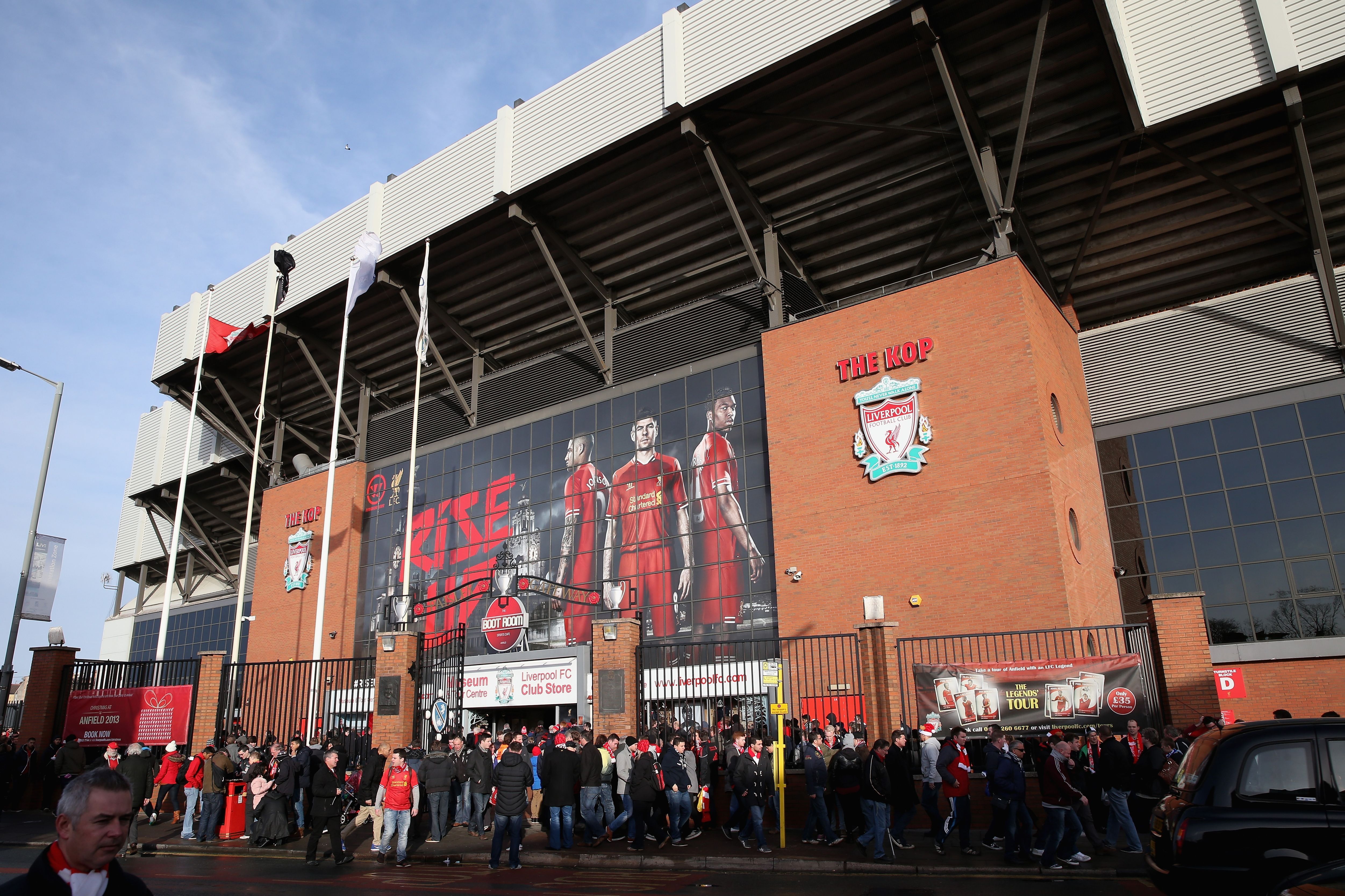 Liverpool's Anfield stadium